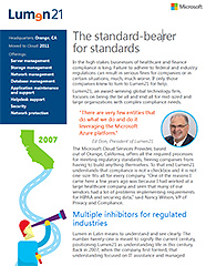 The standard-bearer for standards